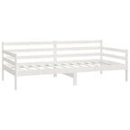 vidaXL Tagesbett mit Schubladen 90x200 cm Weiß Massivholz Kiefer