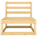 vidaXL 10-tlg. Garten-Lounge-Set mit Kissen Massivholz Kiefer