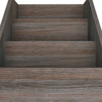 vidaXL Kinder-Bücherregal Grau Sonoma-Eiche 71x30x78,5cm Holzwerkstoff