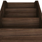 vidaXL Kinder-Bücherregal Räuchereiche 71x30x78,5 cm Holzwerkstoff