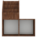 vidaXL Kinder-Bücherregal Braun Eiche 71x30x78,5 cm Holzwerkstoff
