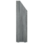 vidaXL Kinder-Bücherregal Betongrau 71x30x114 cm Spanplatte