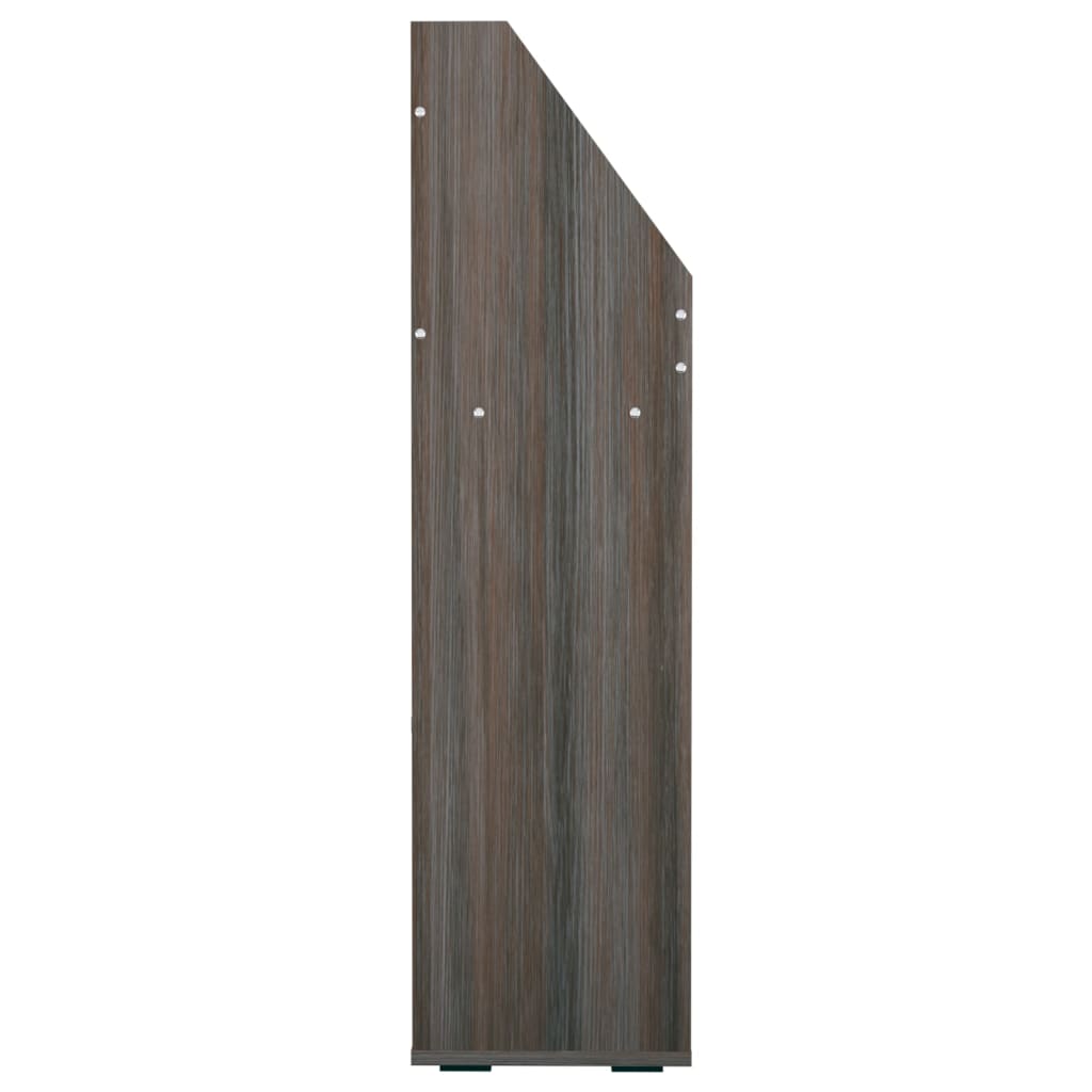 vidaXL Kinder-Bücherregal Grau & Sonoma-Eiche 71x30x114 cm Spanplatte