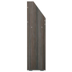 vidaXL Kinder-Bücherregal Grau & Sonoma-Eiche 71x30x114 cm Spanplatte