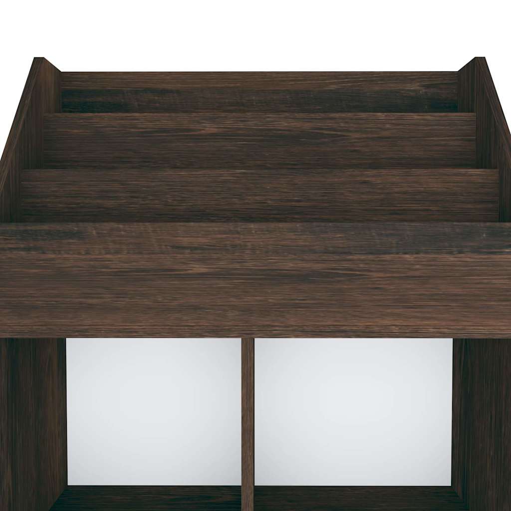 vidaXL Kinder-Bücherregal Räuchereiche 71x30x114 cm Spanplatte