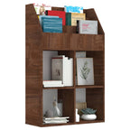 vidaXL Kinder-Bücherregal Braun Eichen-Optik 71x30x114cm Holzwerkstoff