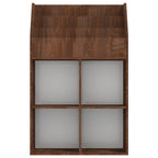 vidaXL Kinder-Bücherregal Braun Eichen-Optik 71x30x114cm Holzwerkstoff