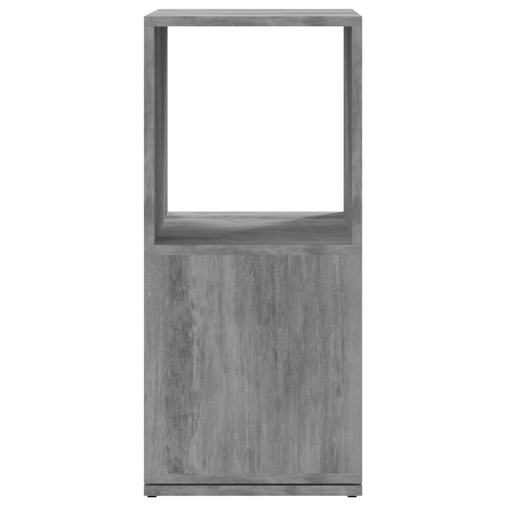 vidaXL Drehregal Betongrau 34,5x34,5x75,5 cm Holzwerkstoff