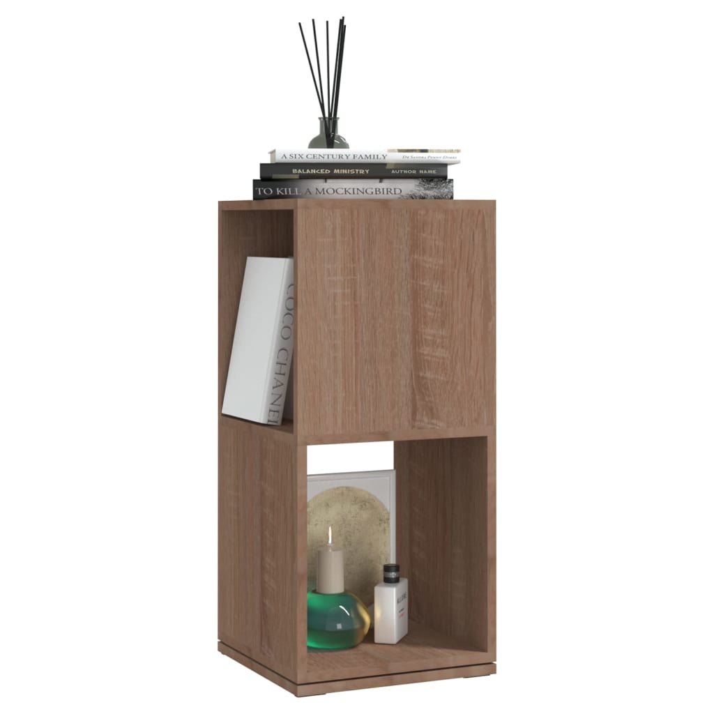 vidaXL Drehregal Sonoma-Eiche 34,5x34,5x75,5 cm Holzwerkstoff