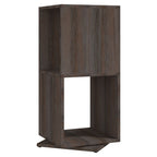 vidaXL Drehregal Grau und Sonoma-Eiche 34,5x34,5x75,5 cm Holzwerkstoff