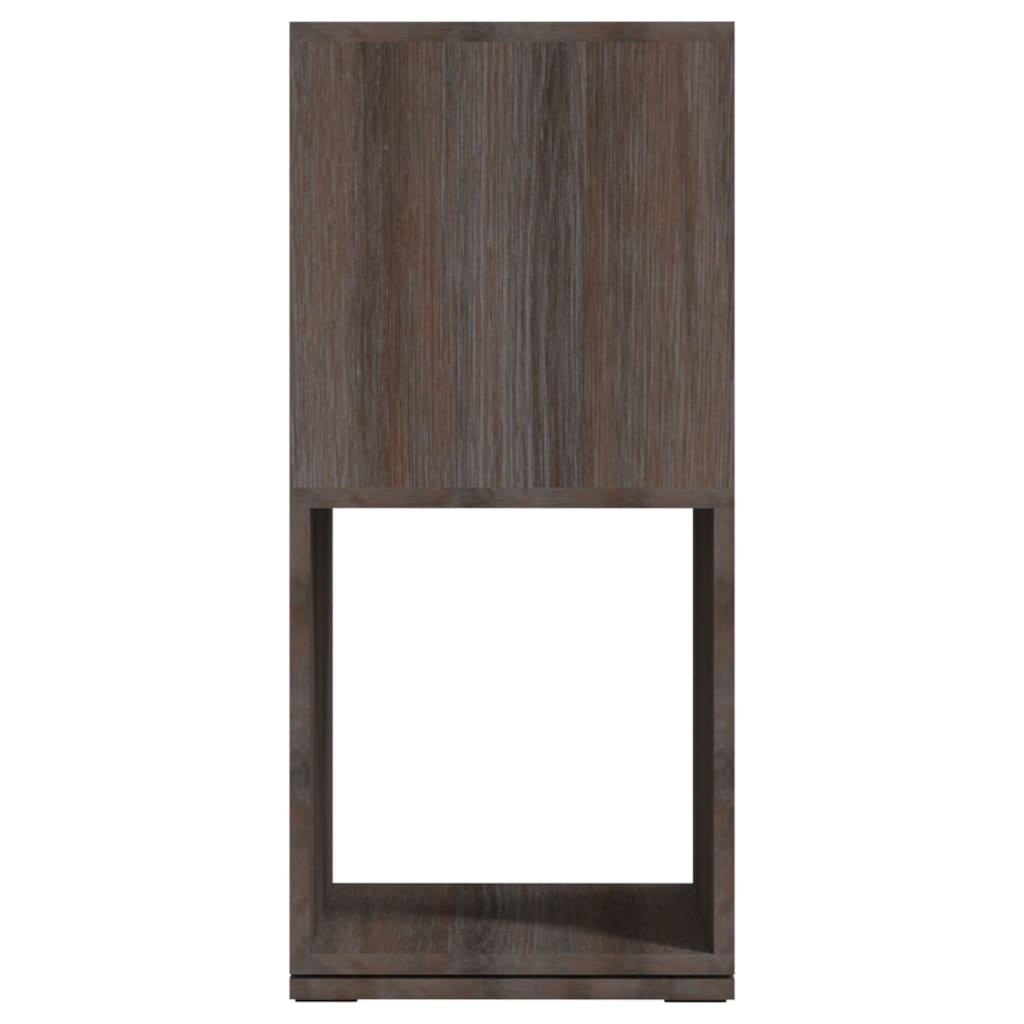 vidaXL Drehregal Grau und Sonoma-Eiche 34,5x34,5x75,5 cm Holzwerkstoff