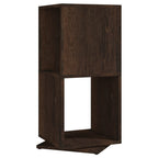 vidaXL Drehregal Räuchereiche 34,5x34,5x75,5 cm Holzwerkstoff