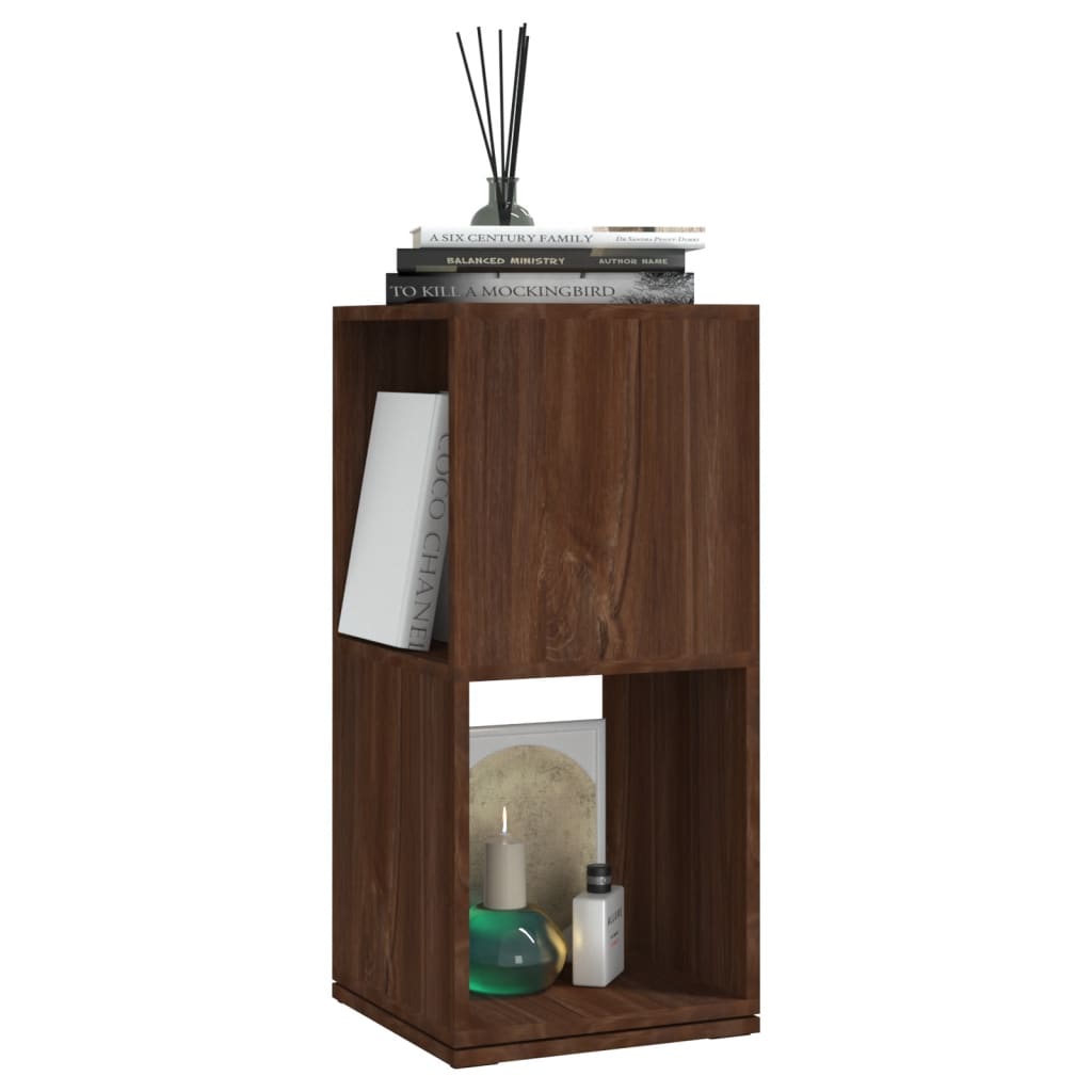 vidaXL Drehregal Braun Eiche-Optik 34,5x34,5x75,5 cm Holzwerkstoff
