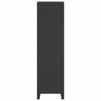 vidaXL Industrial Kleiderschrank Schwarz 90x50x180 cm Metall