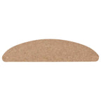 vidaXL Stufenmatten Selbstklebend 15 Stk. 56x17x3 cm Beige