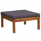 vidaXL 10-tlg. Garten-Lounge-Set mit Auflage Massivholz Akazie
