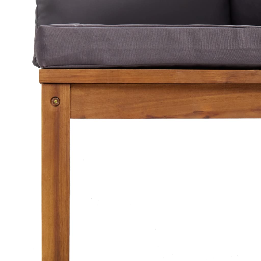 vidaXL 12-tlg. Garten-Lounge-Set mit Auflage Massivholz Akazie