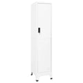 vidaXL Schließfachschrank Weiß 38x45x180 cm Stahl