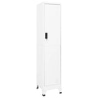 vidaXL Schließfachschrank Weiß 38x45x180 cm Stahl