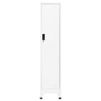 vidaXL Schließfachschrank Weiß 38x45x180 cm Stahl