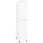 vidaXL Schließfachschrank Weiß 38x45x180 cm Stahl
