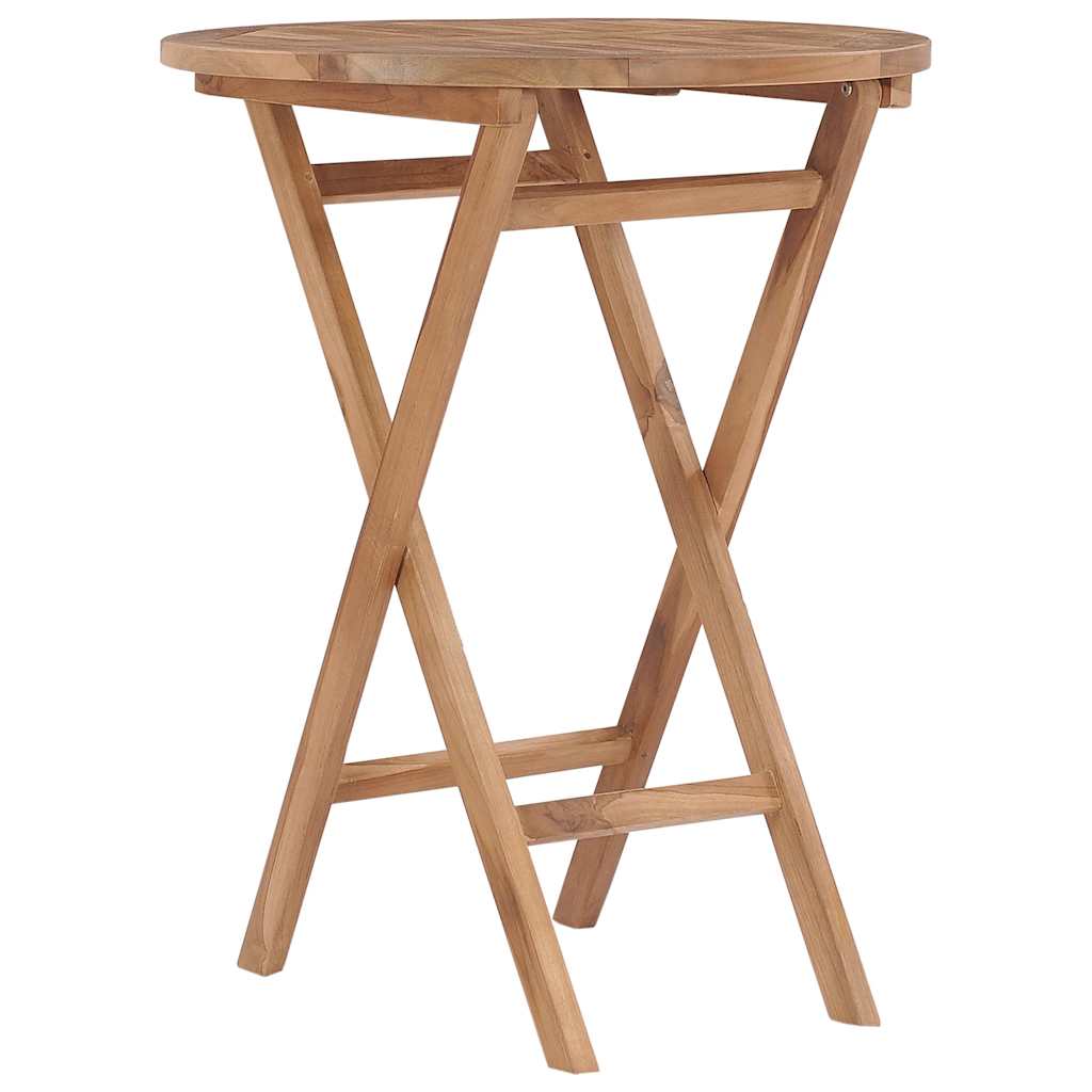 vidaXL 3-tlg. Garten-Essgruppe Massivholz Teak