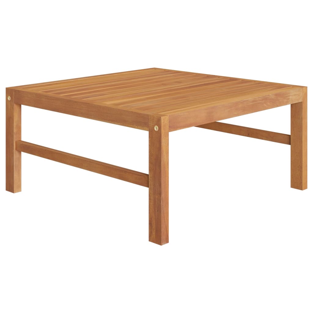 vidaXL 8-tlg. Garten-Lounge-Set mit Creme Kissen Massivholz Teak