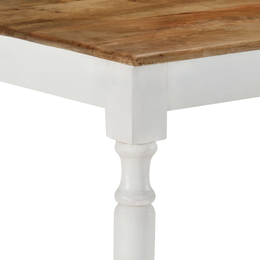 vidaXL Esstisch 110x60x76 cm Massivholz Mango