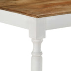 vidaXL Esstisch 110x60x76 cm Massivholz Mango