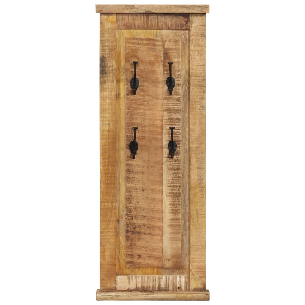 vidaXL Garderoben 2 Stk. Massivholz Mango 38x100 cm