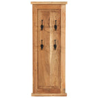 vidaXL Garderoben 2 Stk. Massivholz Akazie 38x100 cm