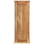 vidaXL Garderoben 2 Stk. Massivholz Akazie 38x100 cm
