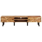 vidaXL TV-Schrank 145x35x35 cm Akazie Massivholz