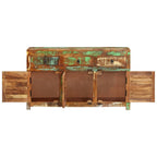 vidaXL Sideboard 110x30x65 cm Altholz Massiv