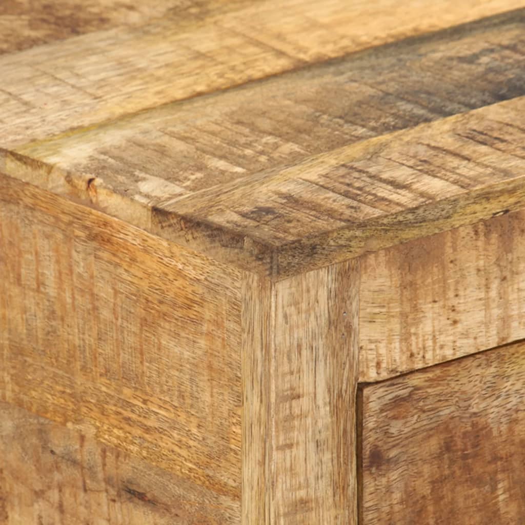 vidaXL Sideboard 110x30x65 cm Massivholz Mango