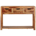 vidaXL Konsolentisch 110x35x75 cm Massivholz Akazie