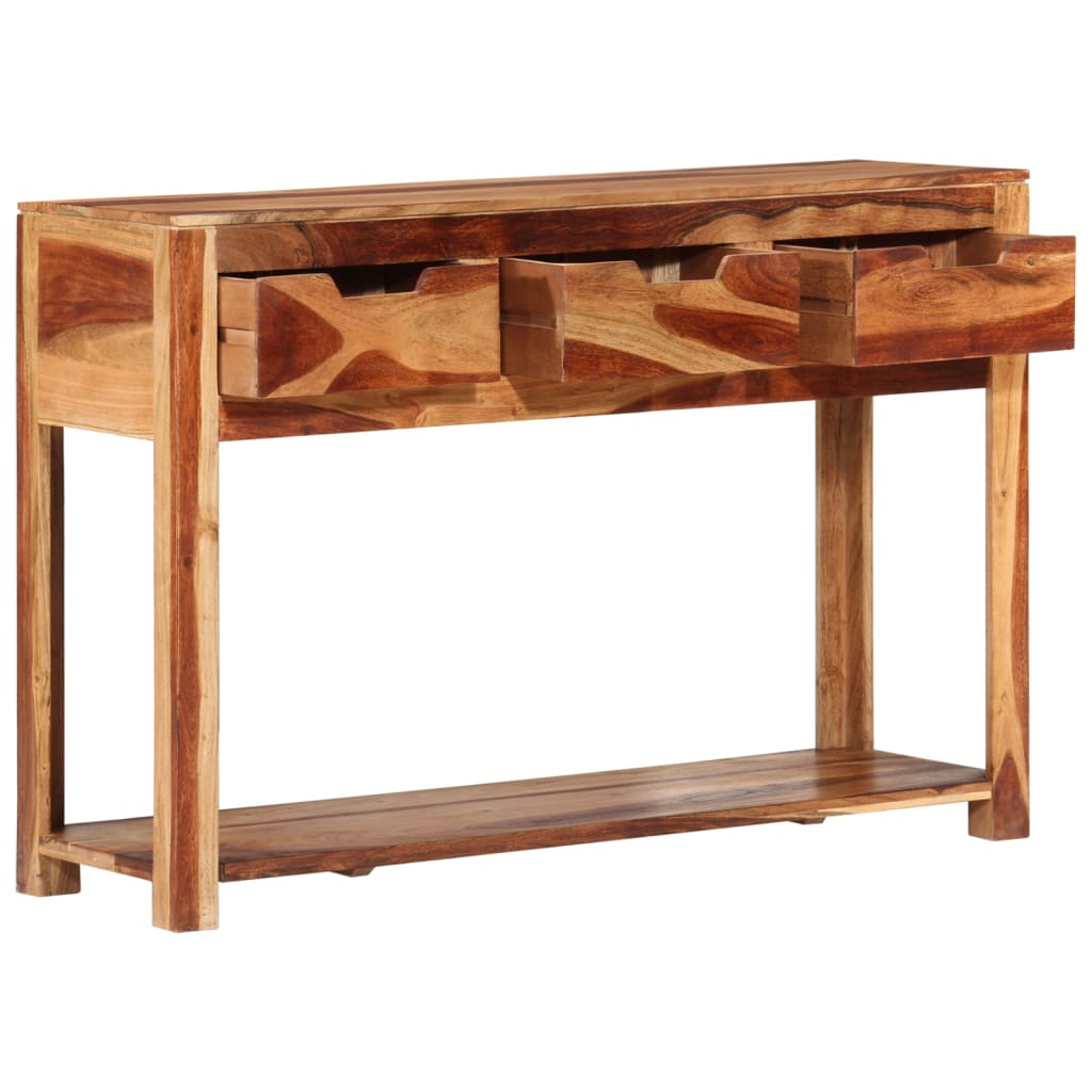 vidaXL Konsolentisch 110x35x75 cm Massivholz Akazie