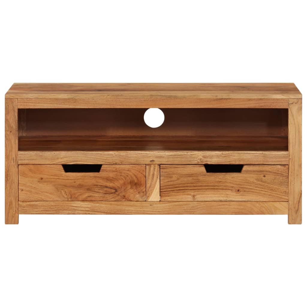 vidaXL TV-Schrank 88x35x40 cm Massivholz Akazie