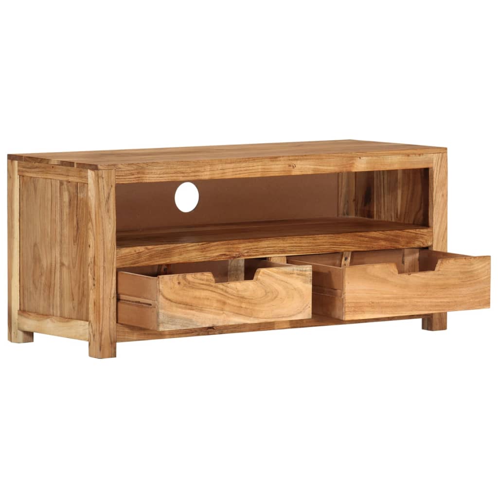 vidaXL TV-Schrank 88x35x40 cm Massivholz Akazie