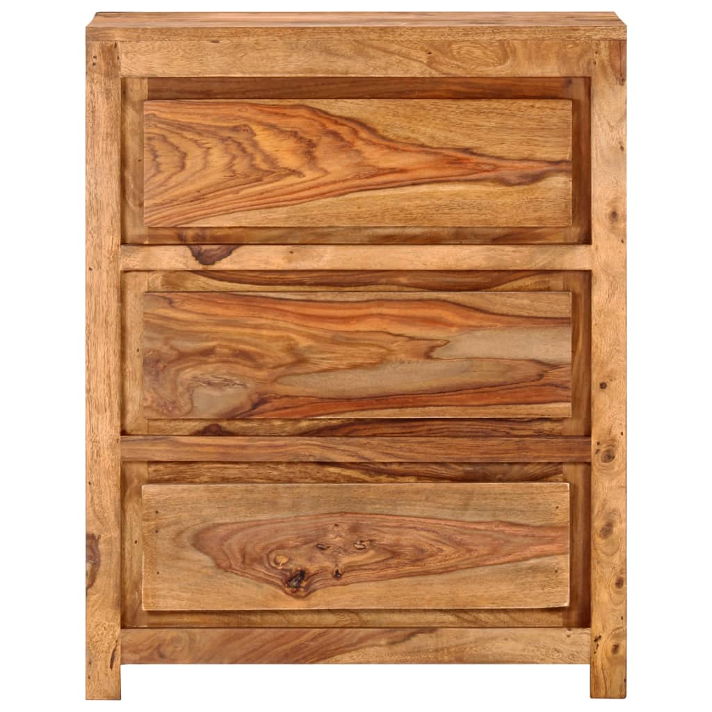 vidaXL Schubladenschrank 60x33x75 cm Massivholz Akazie