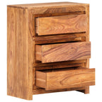 vidaXL Schubladenschrank 60x33x75 cm Massivholz Akazie