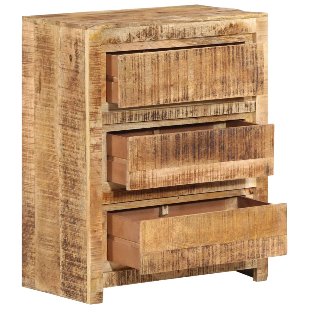 vidaXL Schubladenschrank 60x33x75 cm Massivholz Mango
