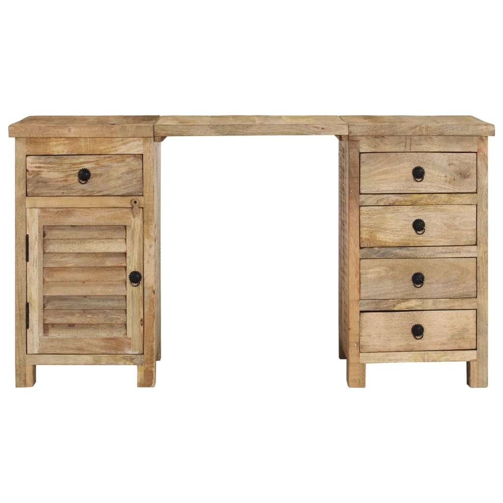 vidaXL Schreibtisch Massivholz Mango 140x50x77 cm