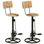 vidaXL Barhocker 2 Stk. Massivholz Mango