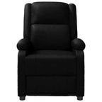 vidaXL Massagesessel Schwarz Kunstleder