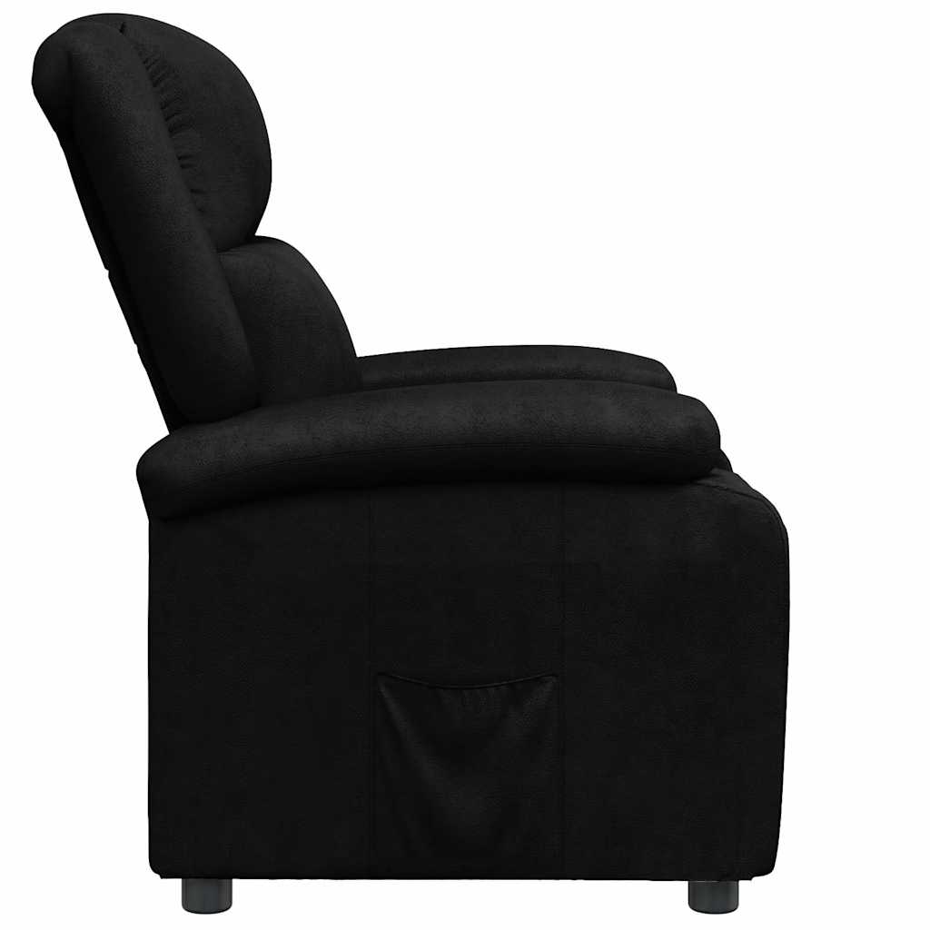vidaXL Relaxsessel Schwarz Kunstleder