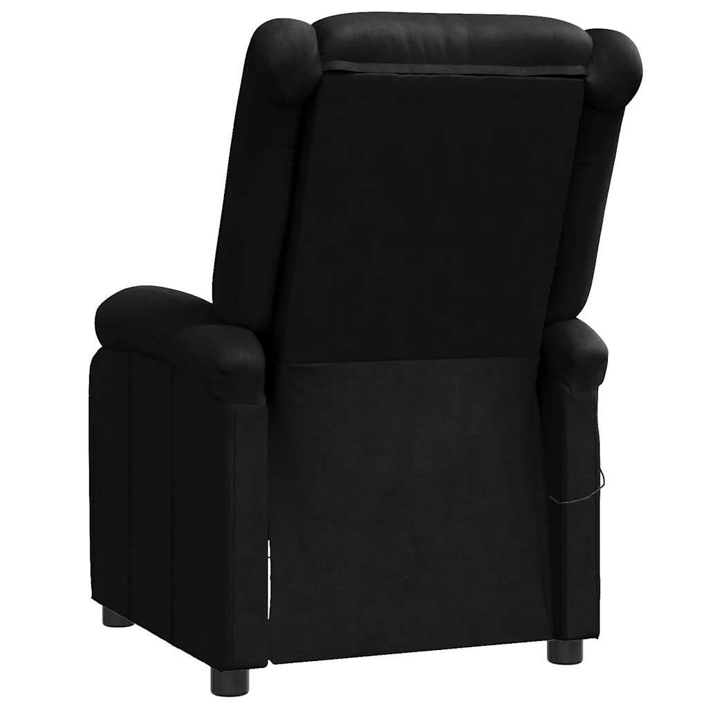 vidaXL Relaxsessel Schwarz Kunstleder