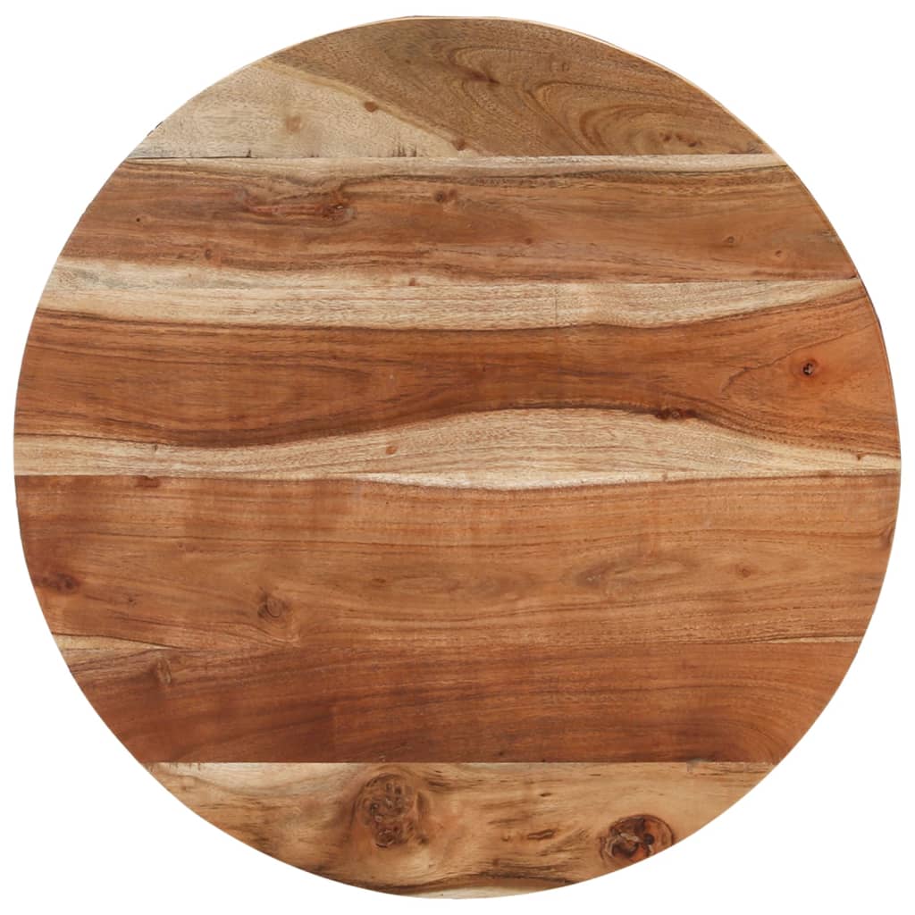 vidaXL Couchtisch Ø68 cm Massivholz Akazie