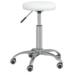 vidaXL Massagehocker Kunstleder Weiß