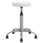 vidaXL Massagehocker Kunstleder Weiß